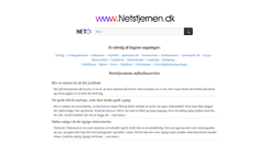 Desktop Screenshot of netstjernen.dk