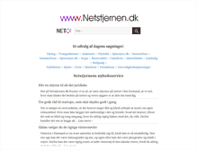 Tablet Screenshot of netstjernen.dk